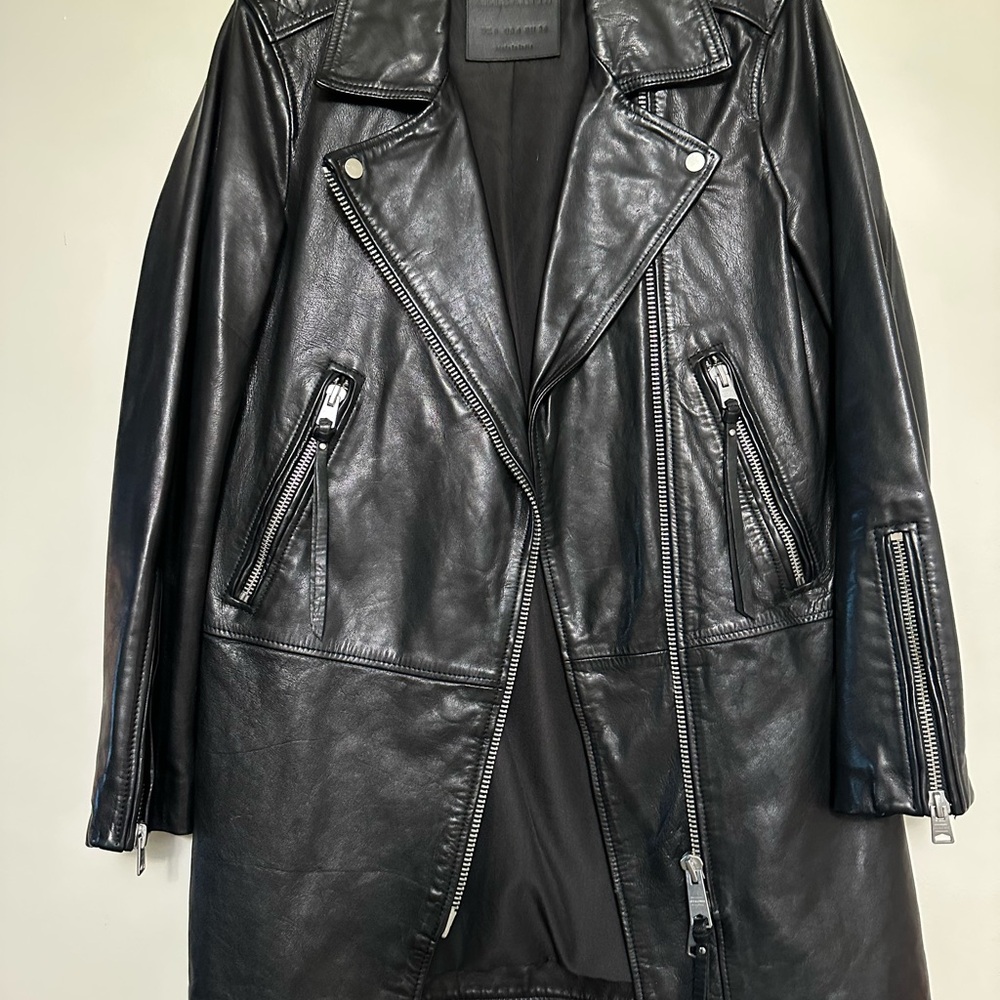 Black Leather Women's Jacket